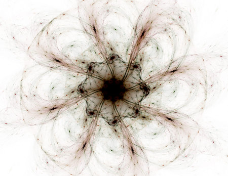 Abstract fractal patterns and shapesの写真素材