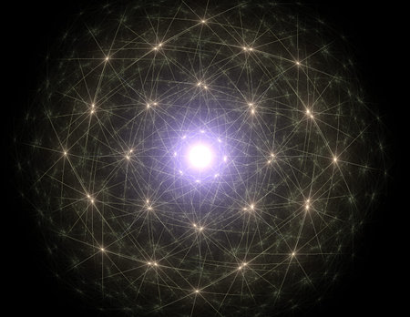 Abstract fractal patterns and shapes.