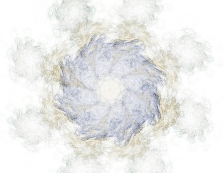 Abstract lens flare space or time travel concept backgroundの写真素材