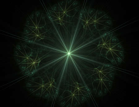 Background consists of fractal color textureの写真素材