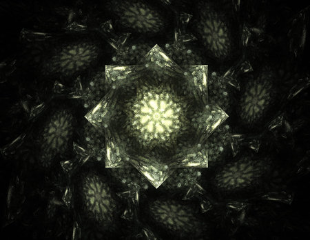 Abstract lens flare space or time travel concept backgroundの写真素材