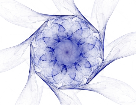 Background consists of fractal color textureの写真素材