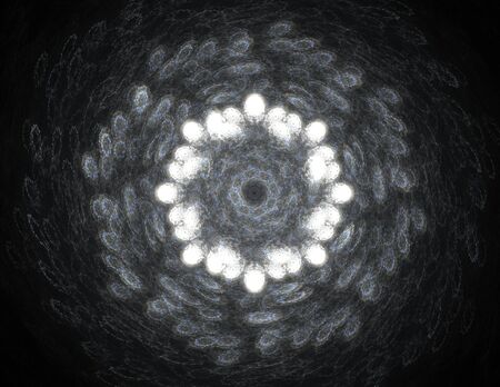 Abstract lens flare space or time travel concept backgroundの写真素材