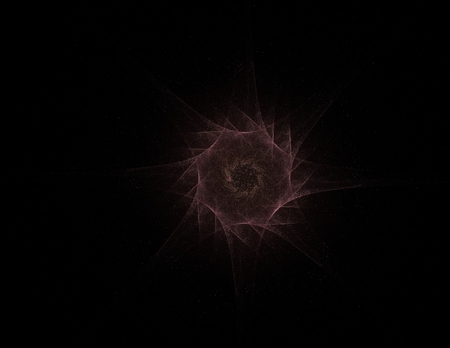 Geometry of Space series. Visually attractive backdrop made of conceptual grids curves and fractal elements suitable as element for layouts on physics mathematics technology science and educationの写真素材