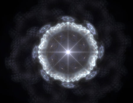 Elementary Particles series. Interplay of abstract fractal forms on the subject of nuclear physics...