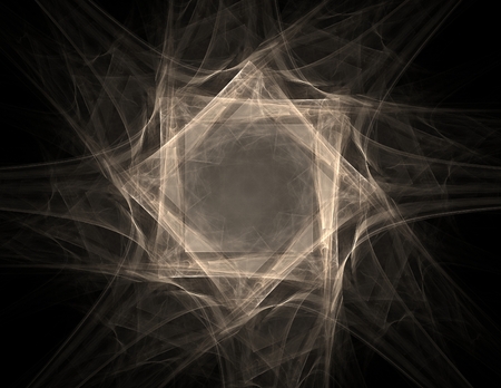fractal radial pattern on the subject of science, technology and designの写真素材