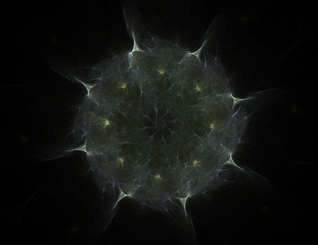 Lacy colorful clockwork pattern, digital fractal art designの写真素材