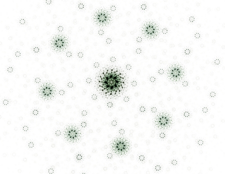 Abstract lens flare space or time travel concept backgroundの写真素材