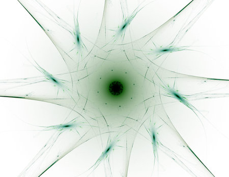 Elementary Particles series. Interplay of abstract fractal forms on the subject of nuclear physics...
