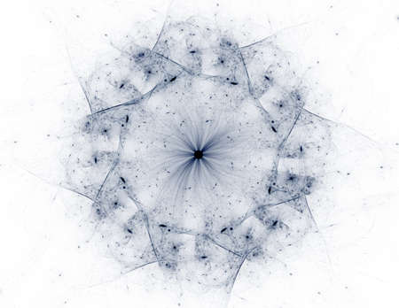 Abstract design of white powder cloud against dark backgroundの写真素材