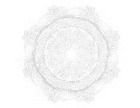 Lacy colorful clockwork pattern, digital fractal art designの写真素材