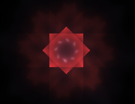 Geometry of Space series. Visually attractive backdrop made of conceptual grids curves and fractal elements suitable as element for layouts on physics mathematics technology science and education.の写真素材