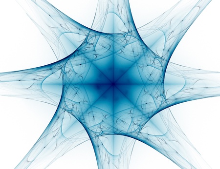 Visually attractive backdrop made of conceptual grids curves and fractal elementsの写真素材
