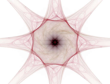 Visually attractive backdrop made of conceptual grids curves and fractal elementsの写真素材