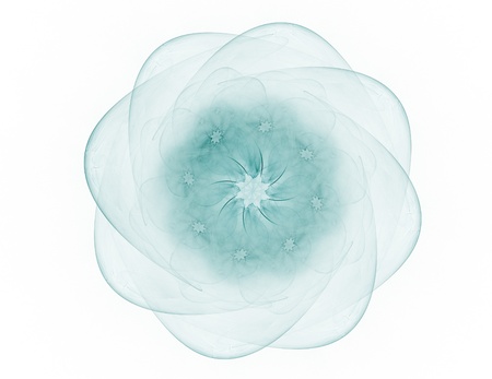 Particles of abstract fractal forms on the subject of nuclear physics science and graphic design. Geometry sacred futuristic quantum digital hologram texture in development wave surreal design.の写真素材