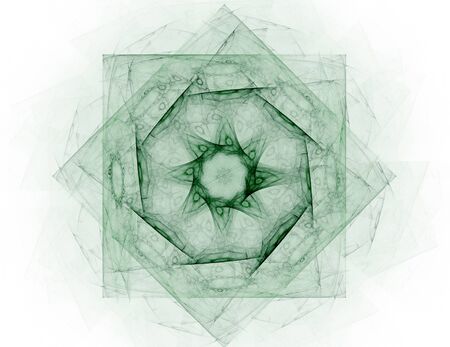 Visually attractive backdrop made of conceptual grids curves and fractal elementsの写真素材