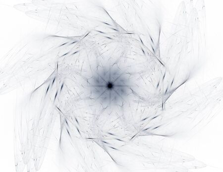 Abstract fractal color background with crossing circles and ovals. Motion illustration.の写真素材