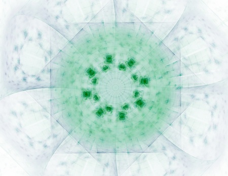 Particles of abstract fractal forms on the subject of nuclear physics science and graphic design. Geometry sacred futuristic quantum digital hologram texture in development wave surreal design.の写真素材
