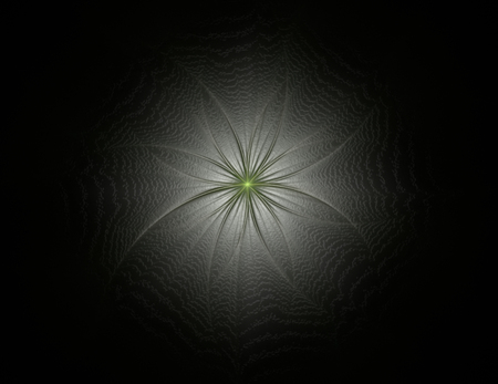 Particles of abstract fractal forms on the subject of nuclear physics science and graphic design. Geometry sacred futuristic quantum digital hologram texture in development wave surreal design.の写真素材