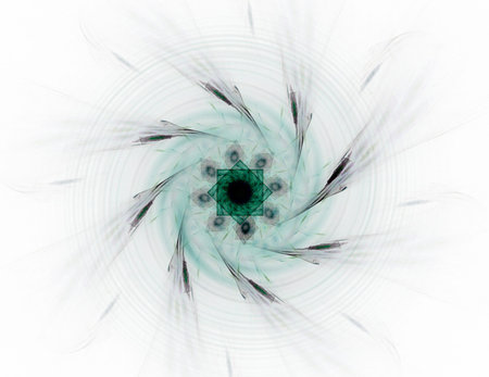 Particles of abstract fractal forms on the subject of nuclear physics
