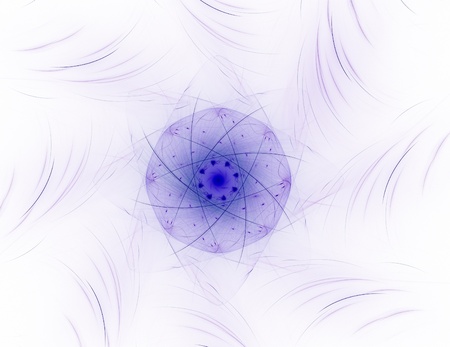 Visually attractive backdrop made of conceptual grids curves and fractal elementsの写真素材