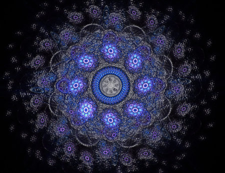 Particles of abstract fractal forms on the subject of nuclear physics