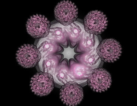 The Colors In The Series, Fancy Paint. Background Consists Of Fractal Color Texture