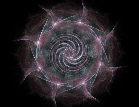 Abstract fractal wreckage digital artwork for creative graphic designの写真素材