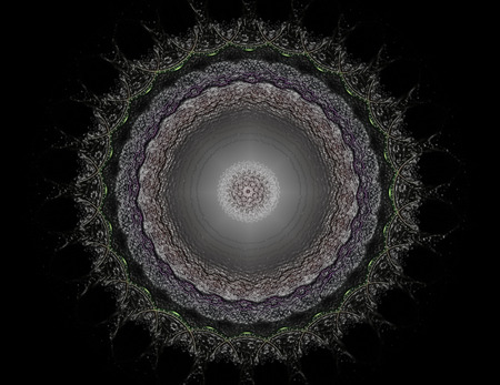 Lacy colorful clockwork pattern. Digital fractal art design. Abstract design of sacred symbols signs geometry. Designs of astrology alchemy magic. Geometric Spiral. Abstract Colorful Fractal Textureの写真素材