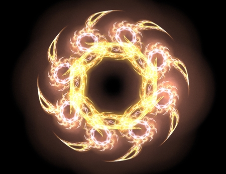 Abstract design made of sacred symbols signs geometry and designs on the subject of astrology alchemy magicの写真素材