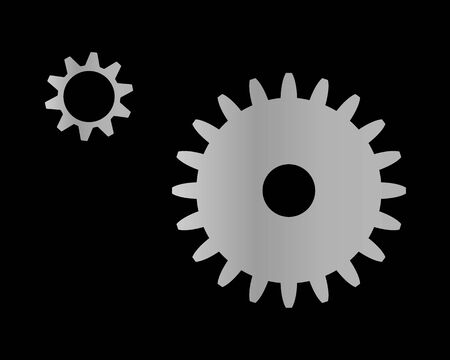 Gear setting icon vector illustration.のイラスト素材