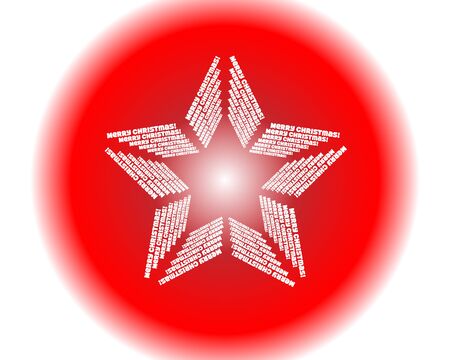 Vector concept or conceptual Merry Christmas holiday or Happy New Year winter abstract text word cloud on white background metaphor to celebration, Santa, festive, december, love, family, joy or homeのイラスト素材