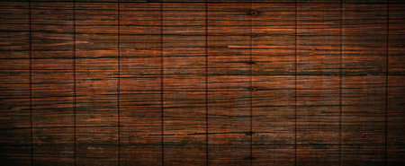 Dark wood background, old black wood texture for backgroundの写真素材