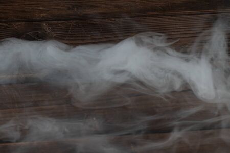 Wooden background with smoke concept rustic, vintageの写真素材