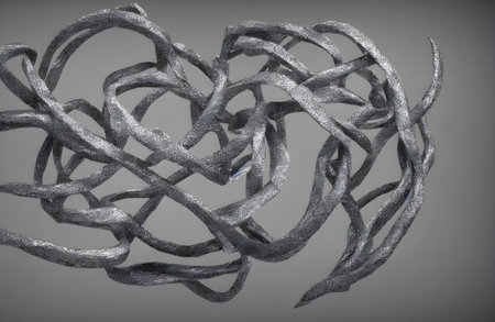 Modern abstract. High quality 3D illustrationの写真素材