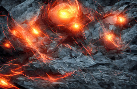 abstract background. fantasy wallpaper. banner size. high quality 3d illustration