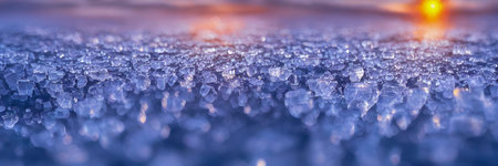 Blue Ice Background. Christmas Ice texture, Winter background. banner size. high quality 3d...