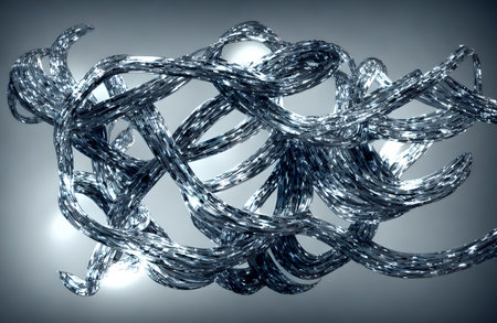 abstract background. fantasy wallpaper. banner size. high quality 3d illustrationの写真素材