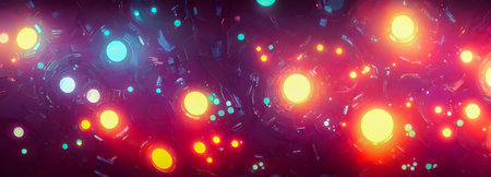 abstract future technology vision design innovation concept background. high quality 3d illustrationの写真素材