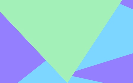 Triangular background with large green, blue and violet trianglesのイラスト素材