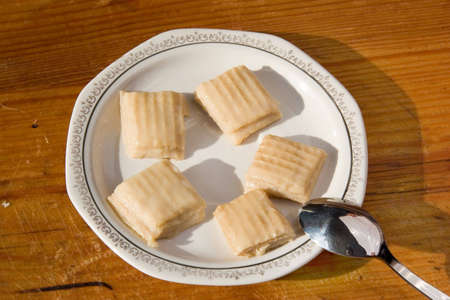 Cake. Pastry. Rubber cake.の写真素材