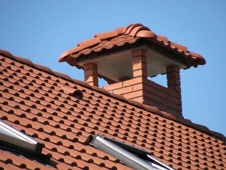 tiled roofの写真素材