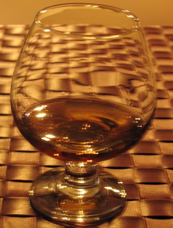 goblet with cognac                              の写真素材