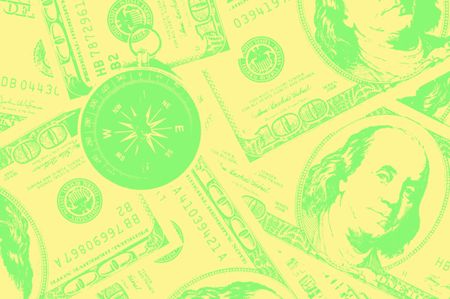 abstract money backgroundの写真素材