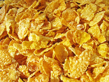 glazed honey corn flakes                          