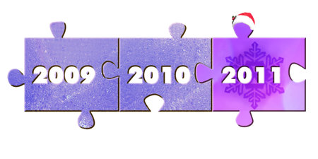jigsaw puzzle New year 2011