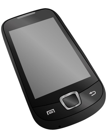 sensory mobile phone vector illustrationのイラスト素材