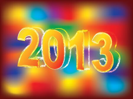 stract New Year 2013 background vector illustrationのイラスト素材