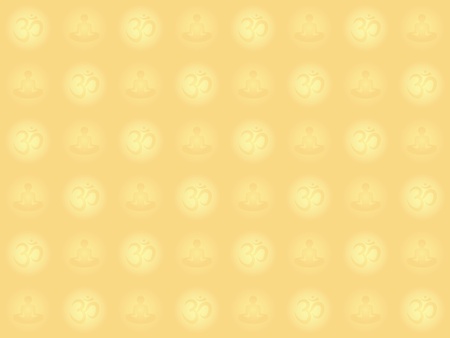abstract seamless pattern with Om sign and yogiのイラスト素材