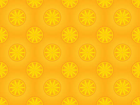seamless pattern with orange slicesのイラスト素材